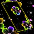 プログラムのアイコン：Neon Flowers Live Wallpap…