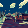 Icon of program: Retro railroad crossing -…