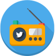 Biểu tượng của chương trình: Bluebird Radio for Twitte…
