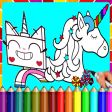 Princess Unicorn : Coloring bo