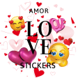 Love Stickers emojis y sticker