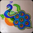 Peacock Rangoli Designs icon
