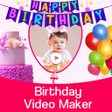 Icon of program: Birthday video maker with…