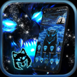 プログラムのアイコン：Blue Wolf Launcher Theme