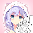 Biểu tượng của chương trình: Anime Girl Color by Numbe…