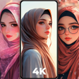Icoon van programma: Cute Hijab  Niqab Wallpap…