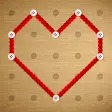 Line Puzzle Game. Connect Dots