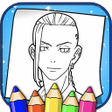 プログラムのアイコン：Tokyo Revengers Coloring …