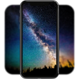 Иконка программы: Starry Night Sky Wallpape…