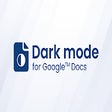 ไอคอนของโปรแกรม: Dark mode for Google™ doc…