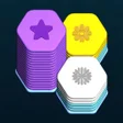 プログラムのアイコン：Hexa Merge Sort Block Puz…