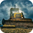 Bulldozer. Heavy Machines Wall