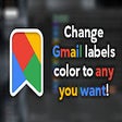 Custom Gmail Labels Color