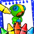 プログラムのアイコン：brawl stars bs coloring g…