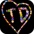 أيقونة البرنامج: Draw by flowers - Name Pa…