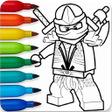 أيقونة البرنامج: Coloring  Ninja Go Book