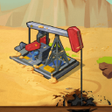 Oil digging diary icon