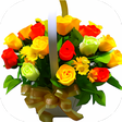 صور باقات زهور متحركة  GIF icon