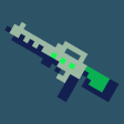 Pixel art - draw fantasy guns