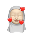 Memoji Hijab Stickers for WhatsApp