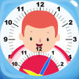 プログラムのアイコン：Horas relógio: Como apren…