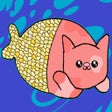 أيقونة البرنامج: FishCat: Swimmy Time