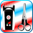 أيقونة البرنامج: Hair Cutting Machine-Scis…