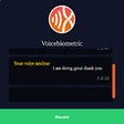 Icon of program: Voicebiometric