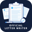 أيقونة البرنامج: Official Letter Writer