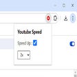 YouTube Speed Control