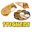 Indian Food Stickers