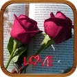 Ikona programu: love roses with phrases
