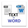 أيقونة البرنامج: Txt to word