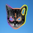 أيقونة البرنامج: Flying Tron Cat