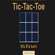 Tic-Tac-Toe Unblocked