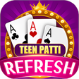 Ikona programu: Teen Patti Refresh - 3 Pa…