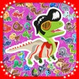 ไอคอนของโปรแกรม: Dino Album Stickers Facto…