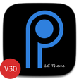 Biểu tượng của chương trình: Theme Android P Black for…