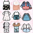 Ikona programu: Toca Boca Outfit Ideas