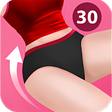 プログラムのアイコン：Hip and Leg Workout: Weig…