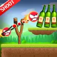 Knock Down Bottles 321 :Ball Hit Cans  Shoot Down