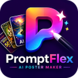 أيقونة البرنامج: PromptFlex: AI Poster Mak…