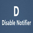 أيقونة البرنامج: Disable Notifier