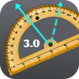 プログラムのアイコン：Protractor App: Angle Fin…