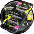 Icon of program: SMS Theme Glass Black Flo…