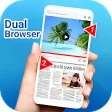 Dual Browser Split Screen: Private Browser