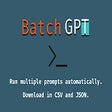 Icon of program: BatchGPT