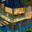 أيقونة البرنامج: Evening Rain Live Wallpap…