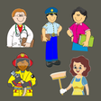 プログラムのアイコン：Community Helpers For Kid…