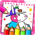 peppo piglet coloring cartoon